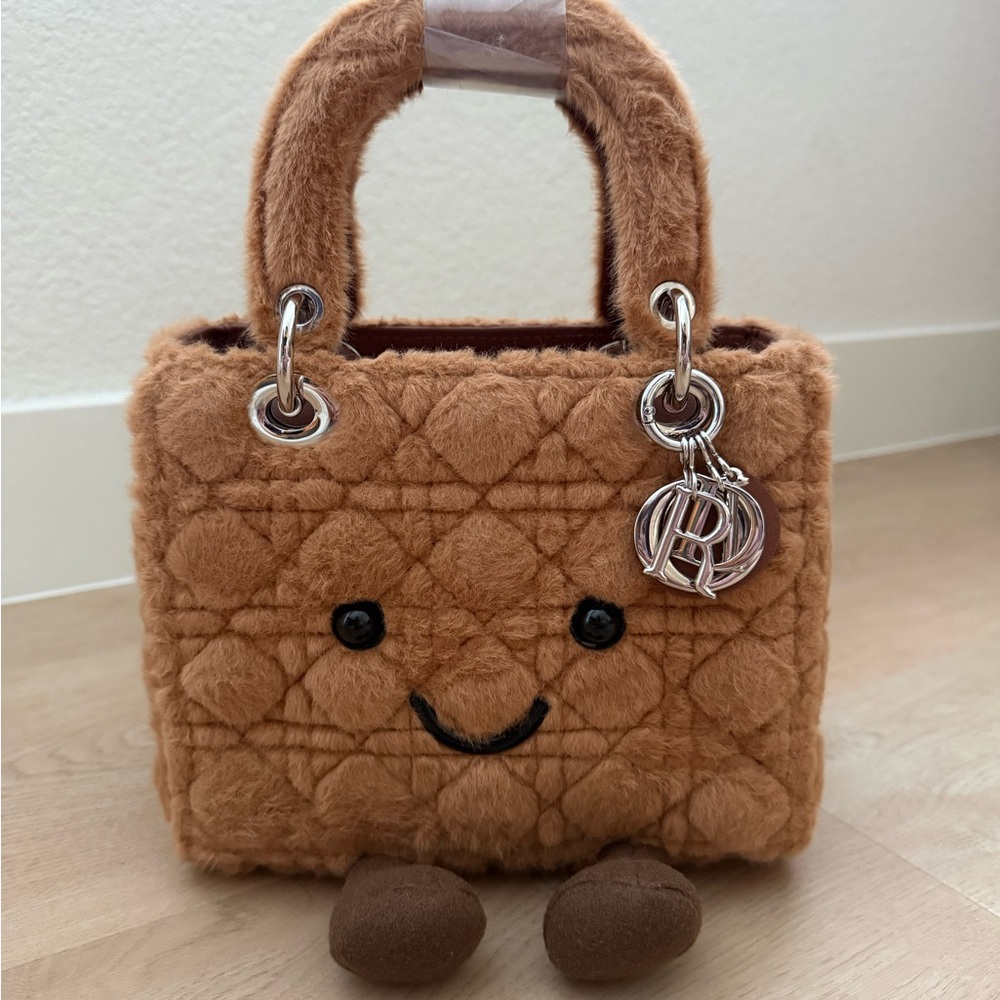 Jellycat designer inspired fur purse